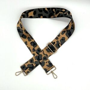 Ah Dorned Leopard Print Adjustable Guitar Strap Like New